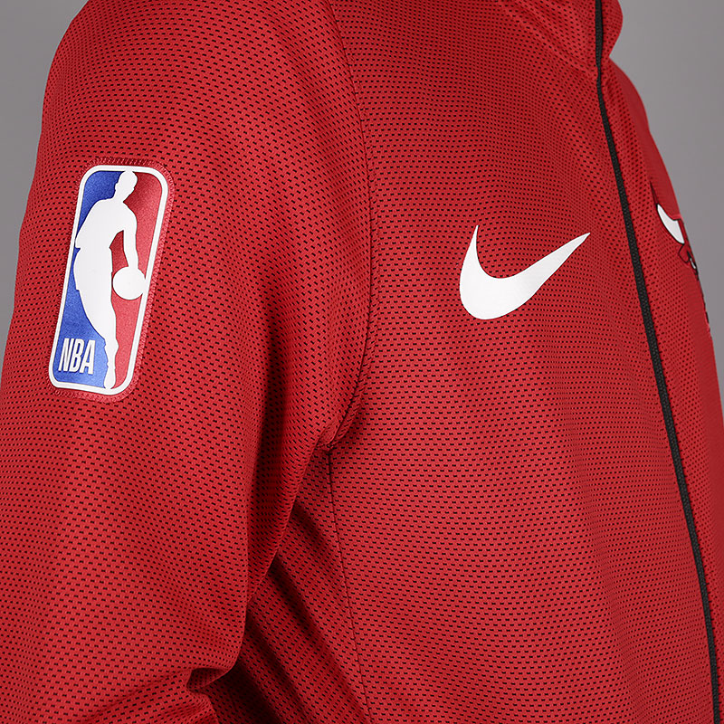 мужская красная толстовка Nike Chicago Bulls Therma Flex Showtime NBA Hoodie 940118-657 - цена, описание, фото 2